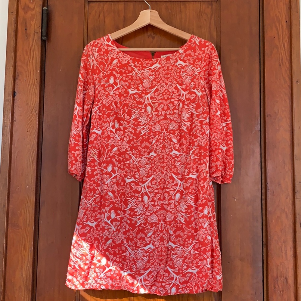 Floral bright mini dress